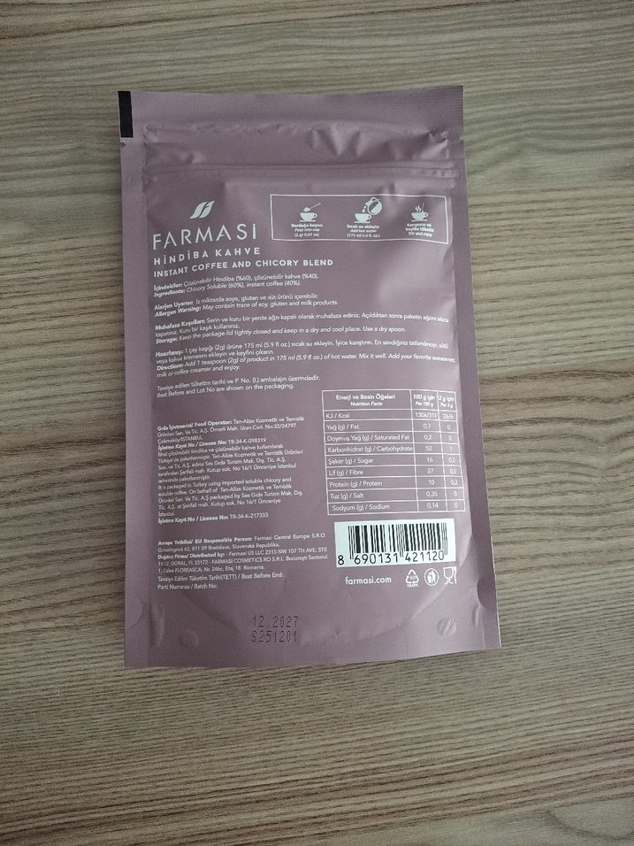 Nutriplus Instant Kahve ve Hindiba Karışımı 100g - Görsel 2