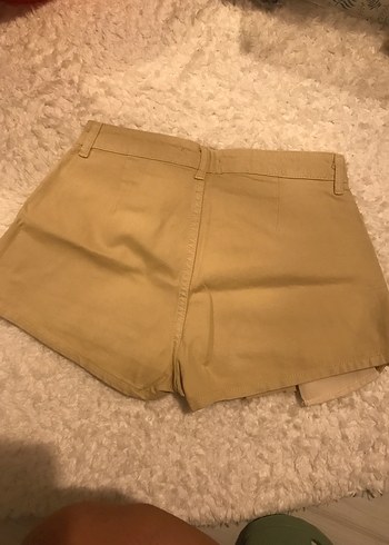 36 Beden Bej Kadın Mini Şort