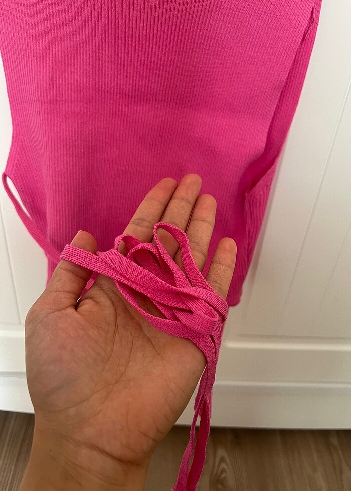 Zara marka kadın crop - Görsel 5