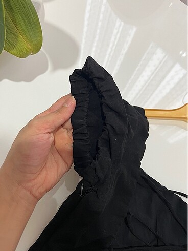 38 Beden siyah Renk Siyah kısa elbise