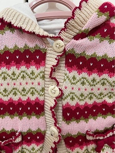 Kız bebek hırka - Görsel 5