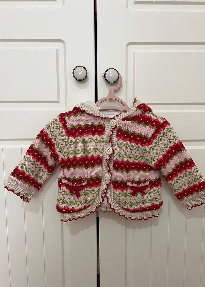 Kız bebek hırka - Görsel 2