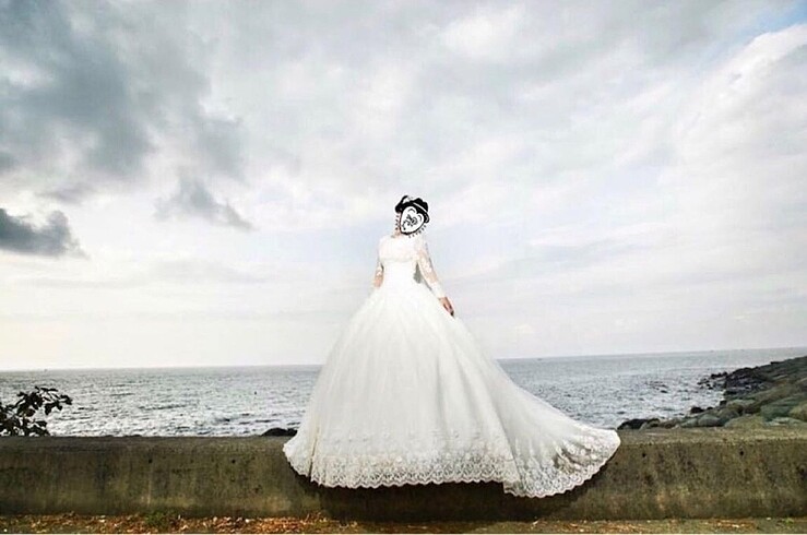 Prenses model gelinlik - Görsel 5