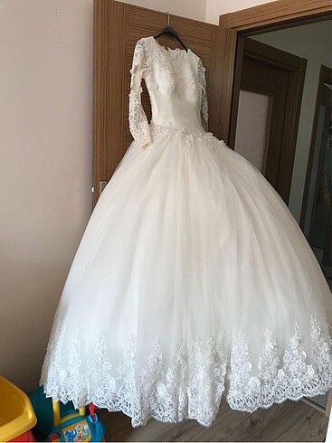 Prenses model gelinlik - Görsel 7