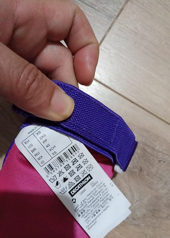 Beden Decathlon Mor Plastik Dirsek Koruyucu - Velcro Bağlı