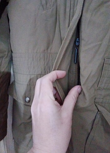 Polarlı kapüşonlu parka - Görsel 6