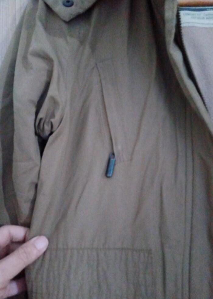 Polarlı kapüşonlu parka  - Görsel 5