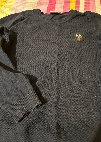 Lacivert Erkek Çocuk Triko Kazak - Görsel 6