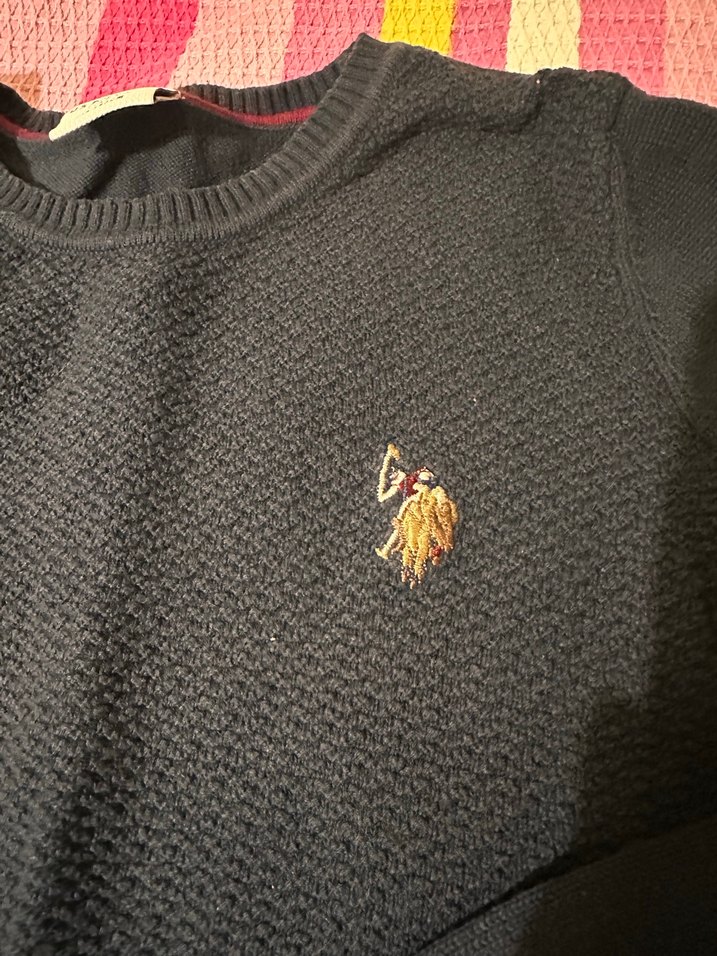 Lacivert Erkek Çocuk Triko Kazak - Görsel 2