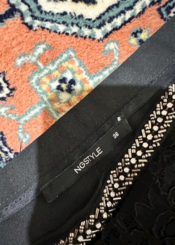 Siyah Dantelli  Uzun Etek - Görsel 3