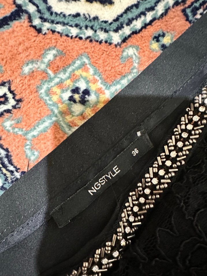 Siyah Dantelli  Uzun Etek - Görsel 3