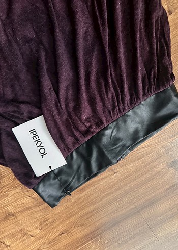 İpekyol Bordo Uzun Salaş Etek - Görsel 2