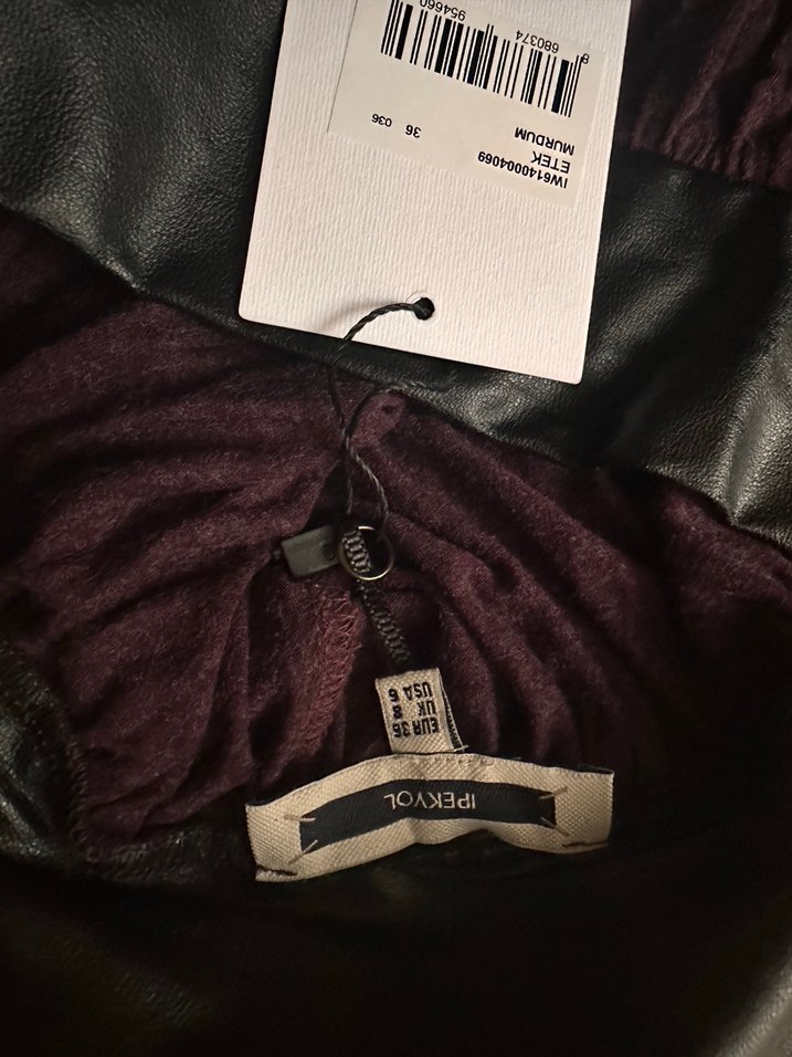 İpekyol Bordo Uzun Salaş Etek - Görsel 4