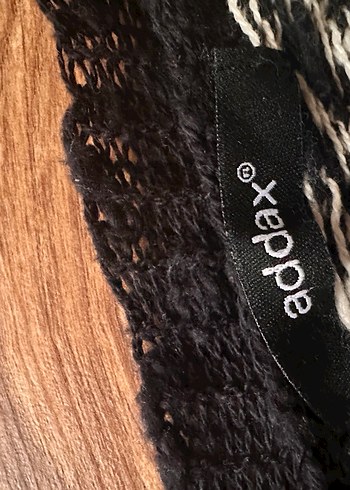 Bohem Zebra Desenli Uzun Triko Hırka - Görsel 3