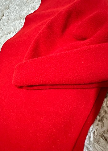 Kadın Kırmızı Sıcak Atkı - Görsel 5