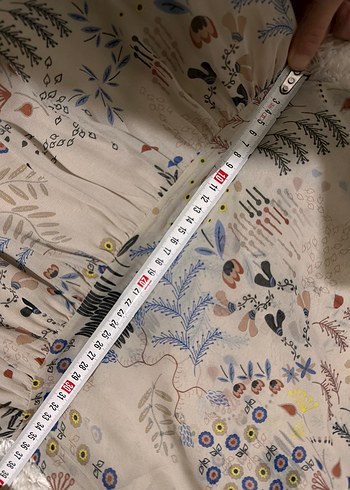 Bej Renkli Bohem Midi Elbise - Görsel 3