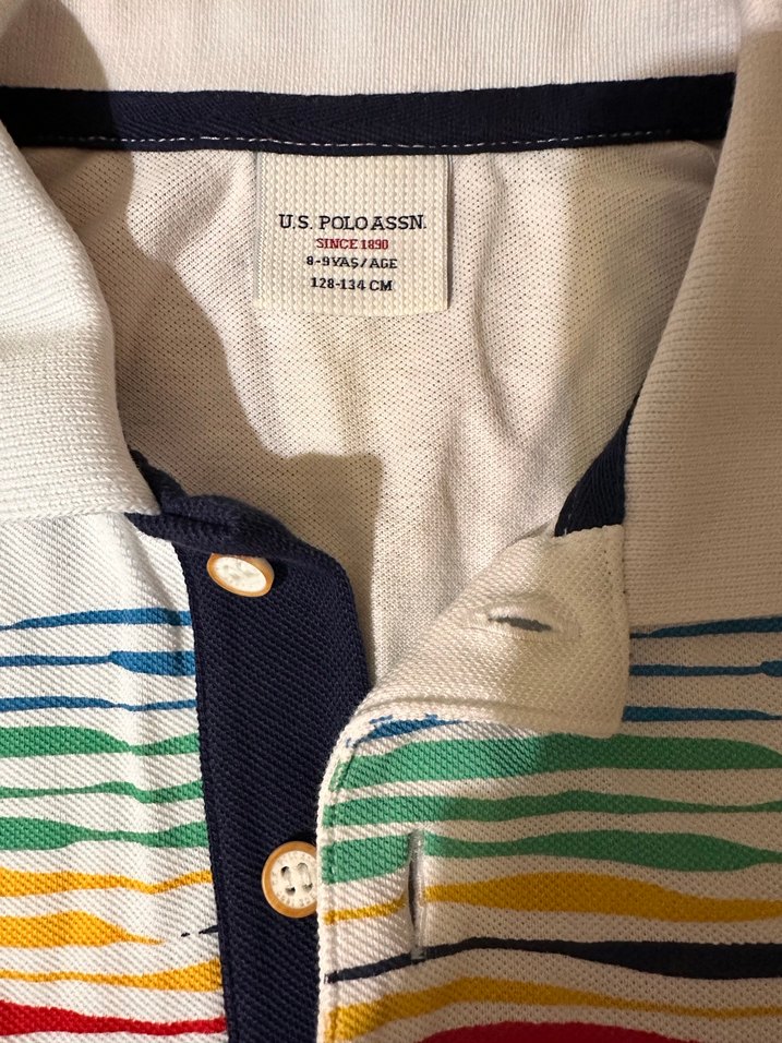 Erkek Çocuk Çok Renkli Baskılı Polo Tişört - Görsel 4