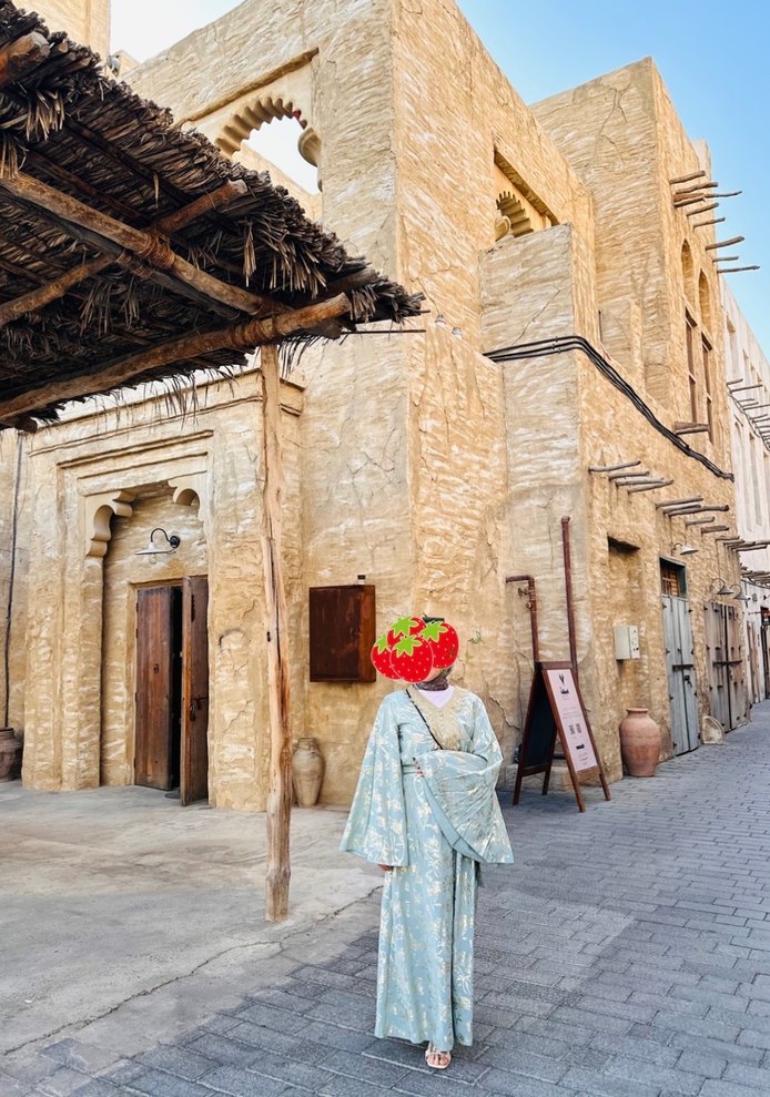 Uzun Kollu, Desenli Bohem Uzun Elbise ve şal - Görsel 3