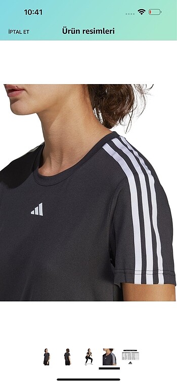 xs Beden siyah Renk Adidas tişört