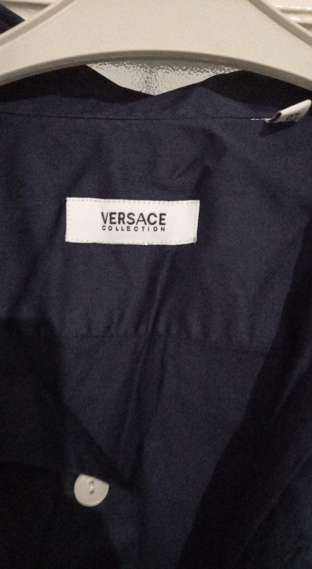 Lacivert Düğmeli Erkek Gömlek - Görsel 4