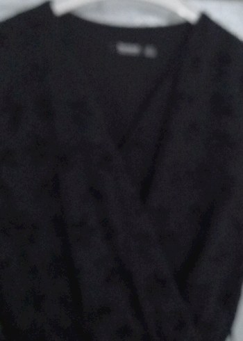 Uzun Siyah Kemerli Gotik Elbise - Görsel 4