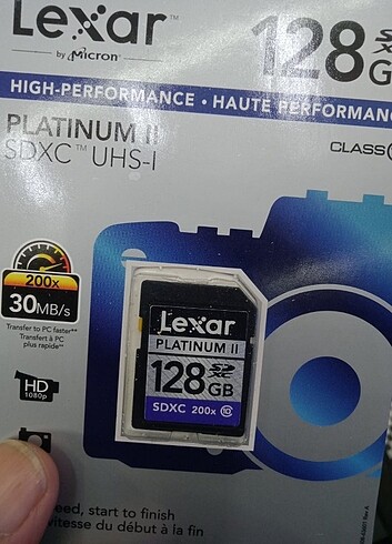 128 GB sıfır hafıza kartı 