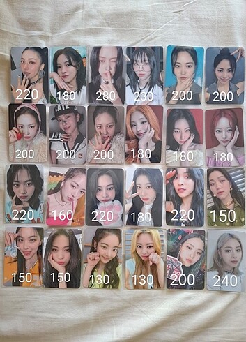 itzy official pc photocard pob