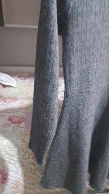 s Beden gri Renk Kislok elbise