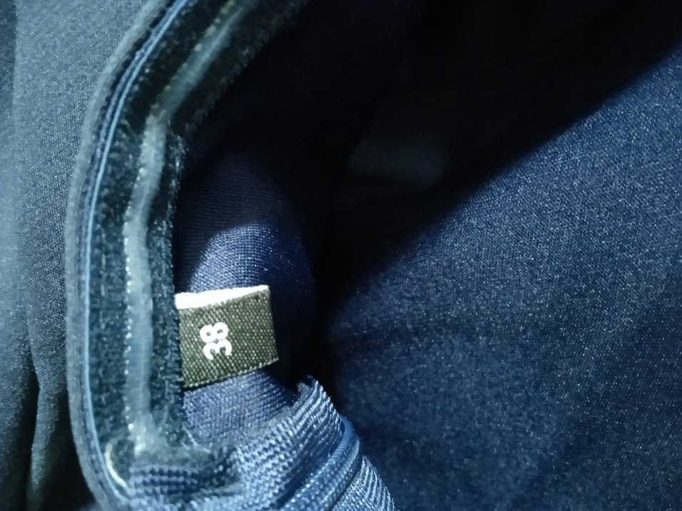 Lacivert Drapeli Uzun Abiye Elbise - Görsel 4