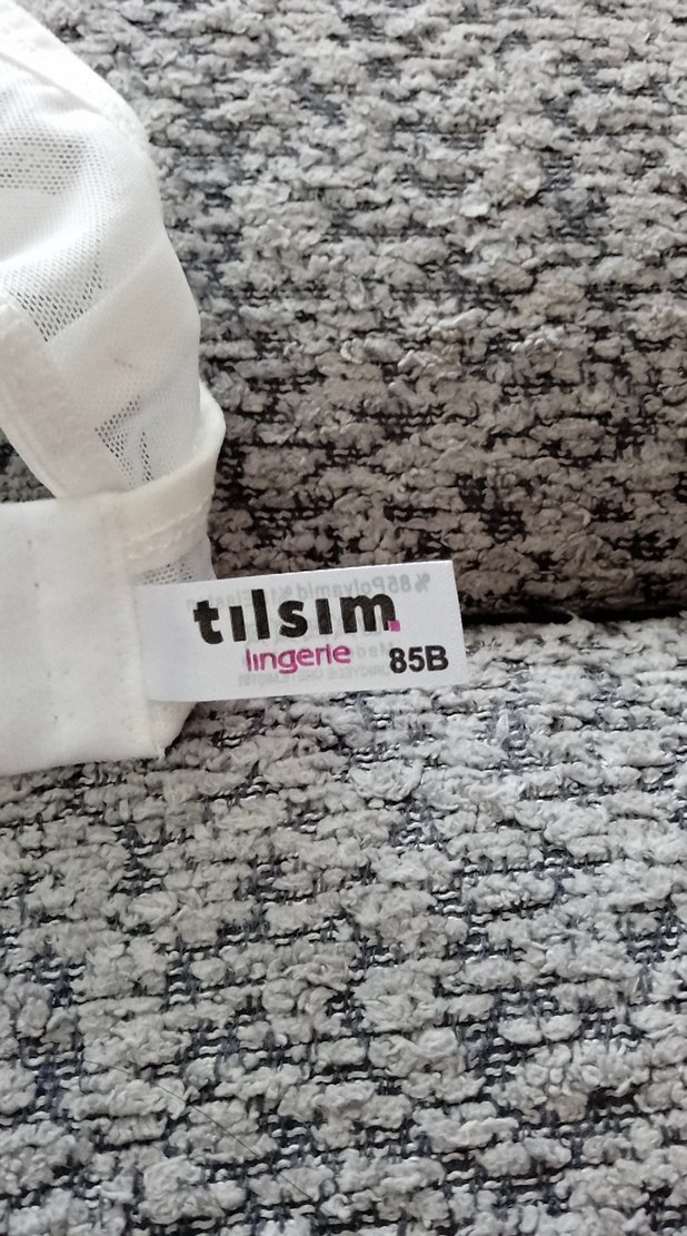 Nakışlı Beyaz Bohem Midi Sütyen Takımı - Görsel 3