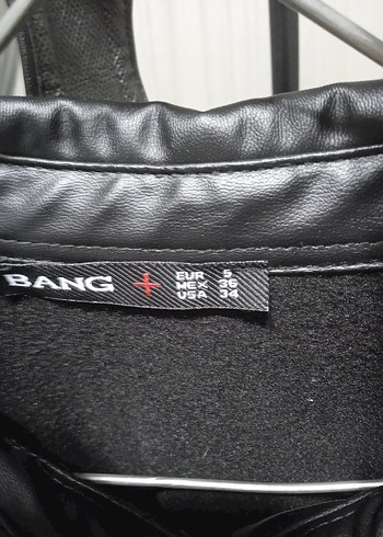 Kemerli, balon Kollu Siyah Deri mini elbise - Görsel 3