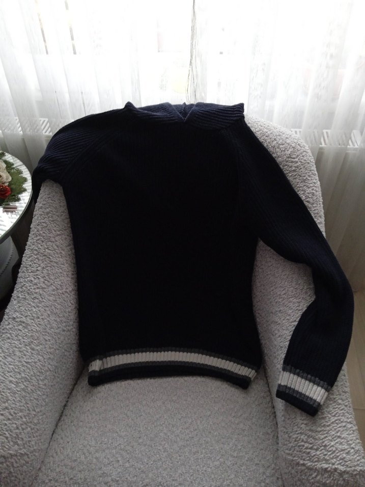 Erkek Triko Kapüşonlu kazak - Görsel 3