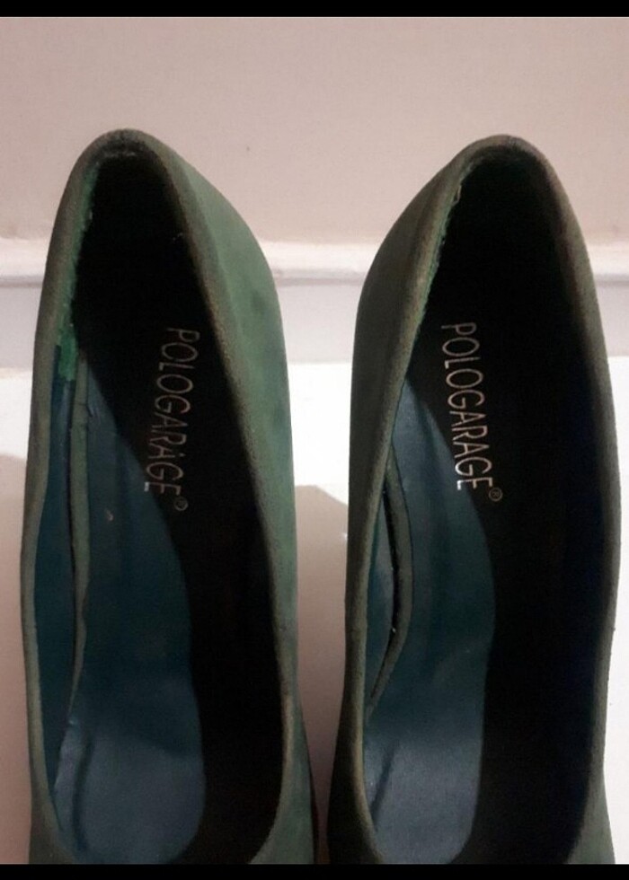 Yeşil 37 Polo Garage İnce Topuklu - Görsel 2