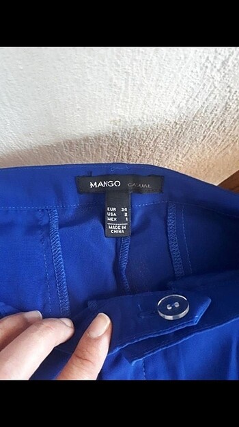 Lacivert XS / 34 Mango Şort/Bermuda - Görsel 3