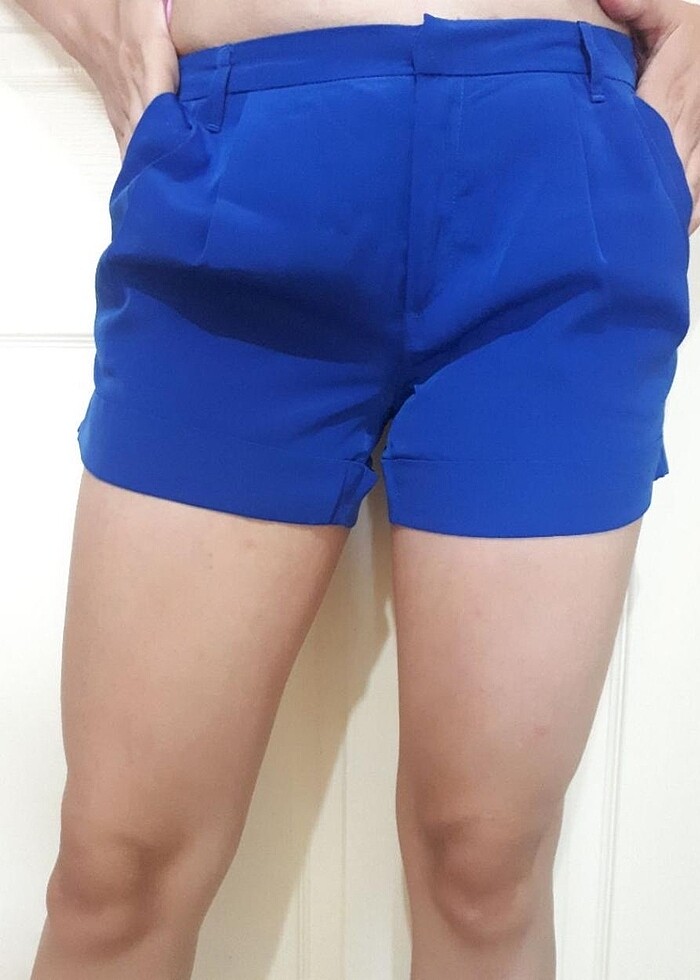 Lacivert XS / 34 Mango Şort/Bermuda - Görsel 4