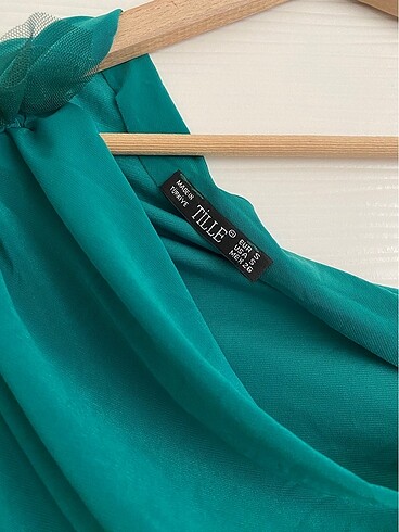 Koyu Yeşil Dar Elbise - Görsel 2