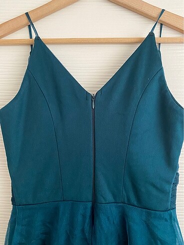 Koyu Yeşil Abiye - Görsel 4