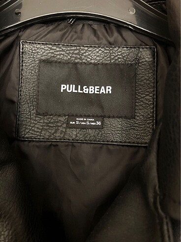 s/m Beden Pull bear suni deri ceket