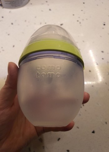 comotomo Bebek Biberonu, Şeffaf Kapaklı - Görsel 4