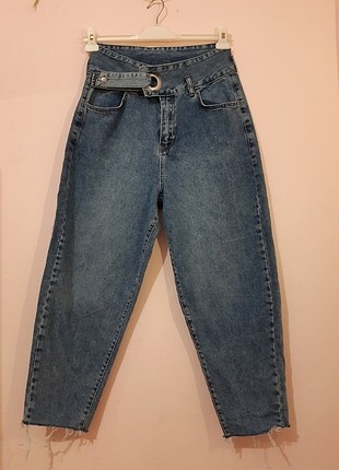 Tokalı mom jean