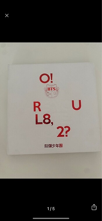 BTS ORUL82 albüm
