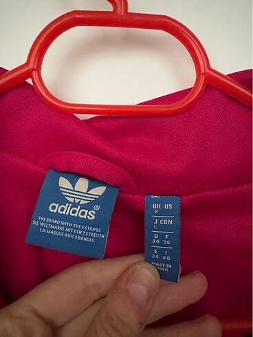 34 Beden pembe Renk Adidas fermuarlı üst
