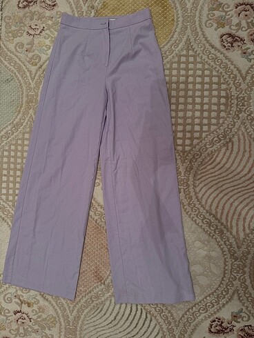 Lila yazlık pant