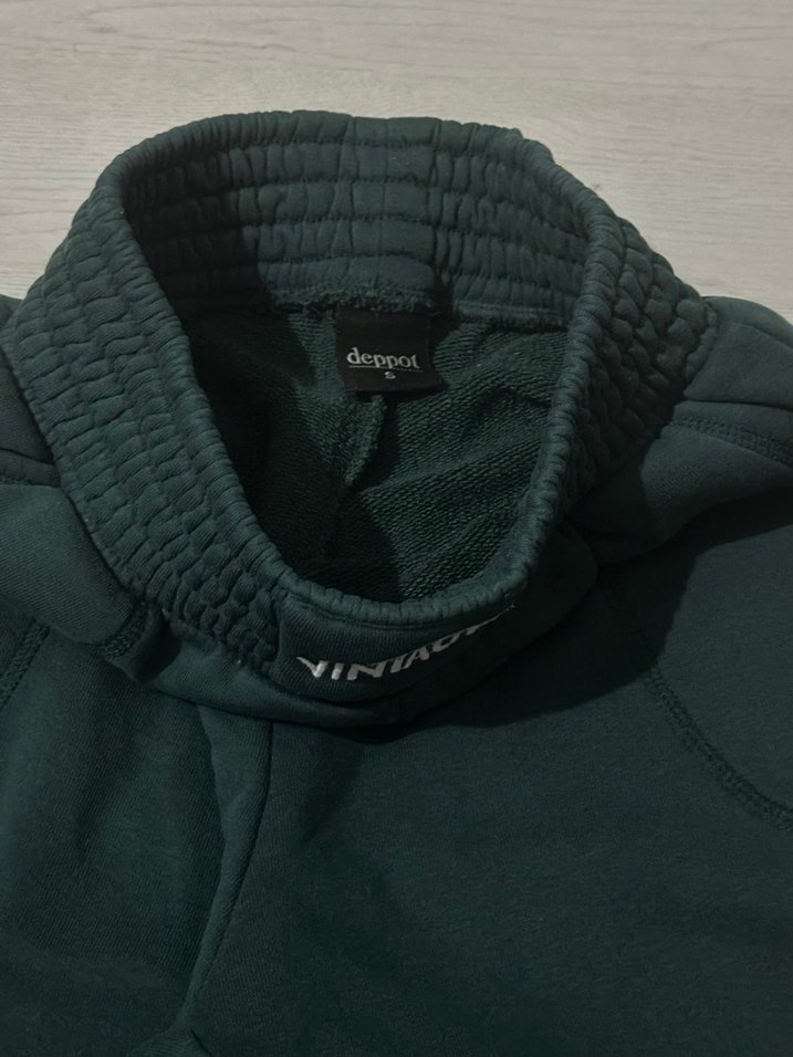 Kadın Yeşil Rahat Kesim Sweatpant - Görsel 3