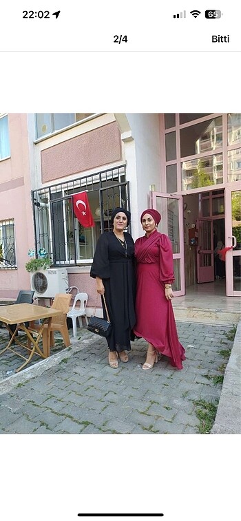xl Beden Abiye elbise