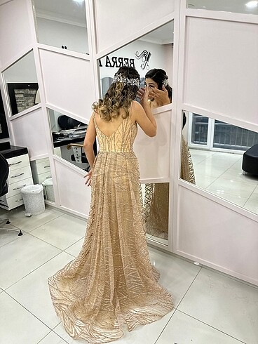 38 Beden camel Renk Nişanlık