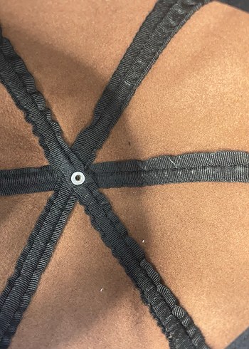 %100 Kuzu Derisi Kahverengi Cap Şapka - Görsel 6