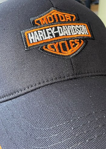 Harley Davidson Motor Siyah Cap Şapka - Görsel 6