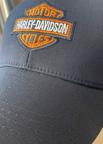 Harley Davidson Motor Siyah Cap Şapka - Görsel 5
