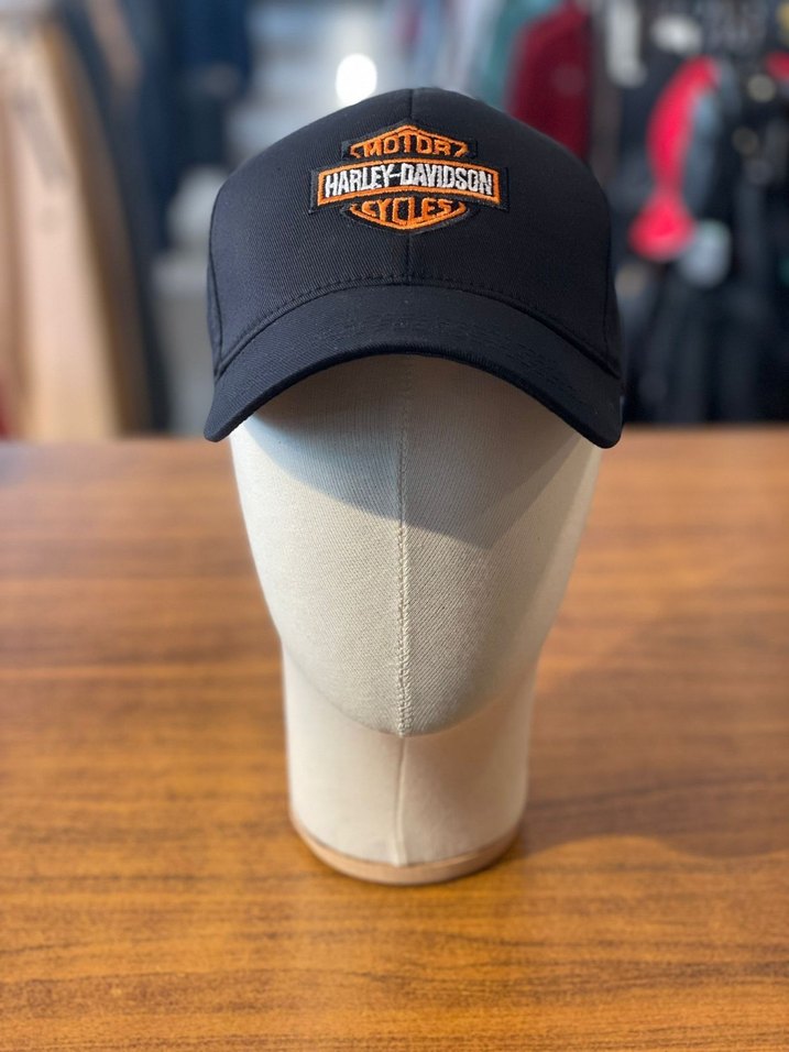 Harley Davidson Motor Siyah Cap Şapka - Görsel 2